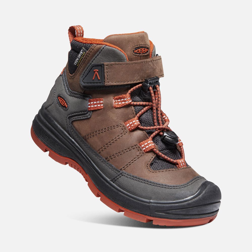 Bottes de Randonnée Keen Enfant Marron | Redwood Waterproof | ESOPW-6509